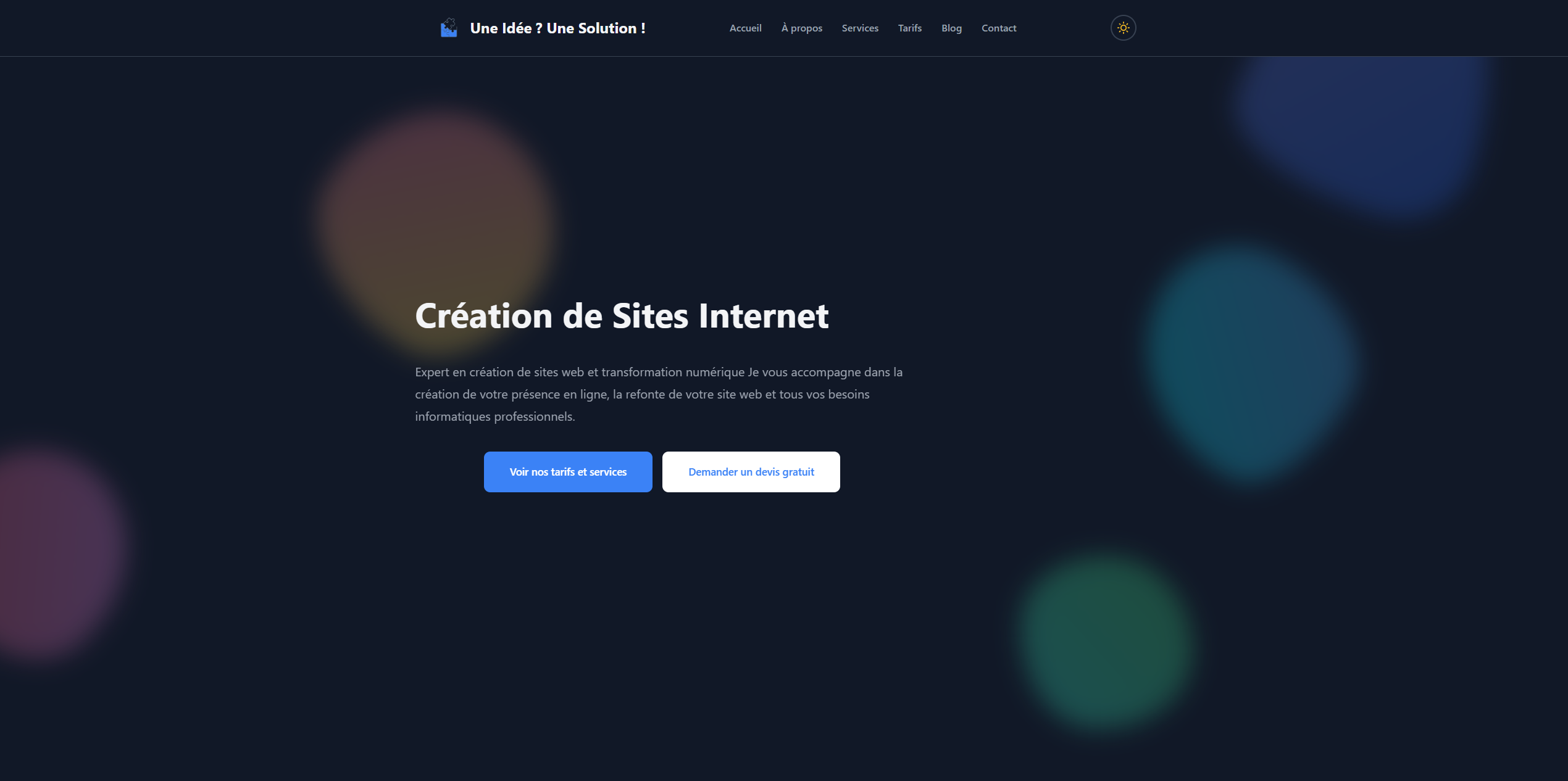 Une Idée Une Solution